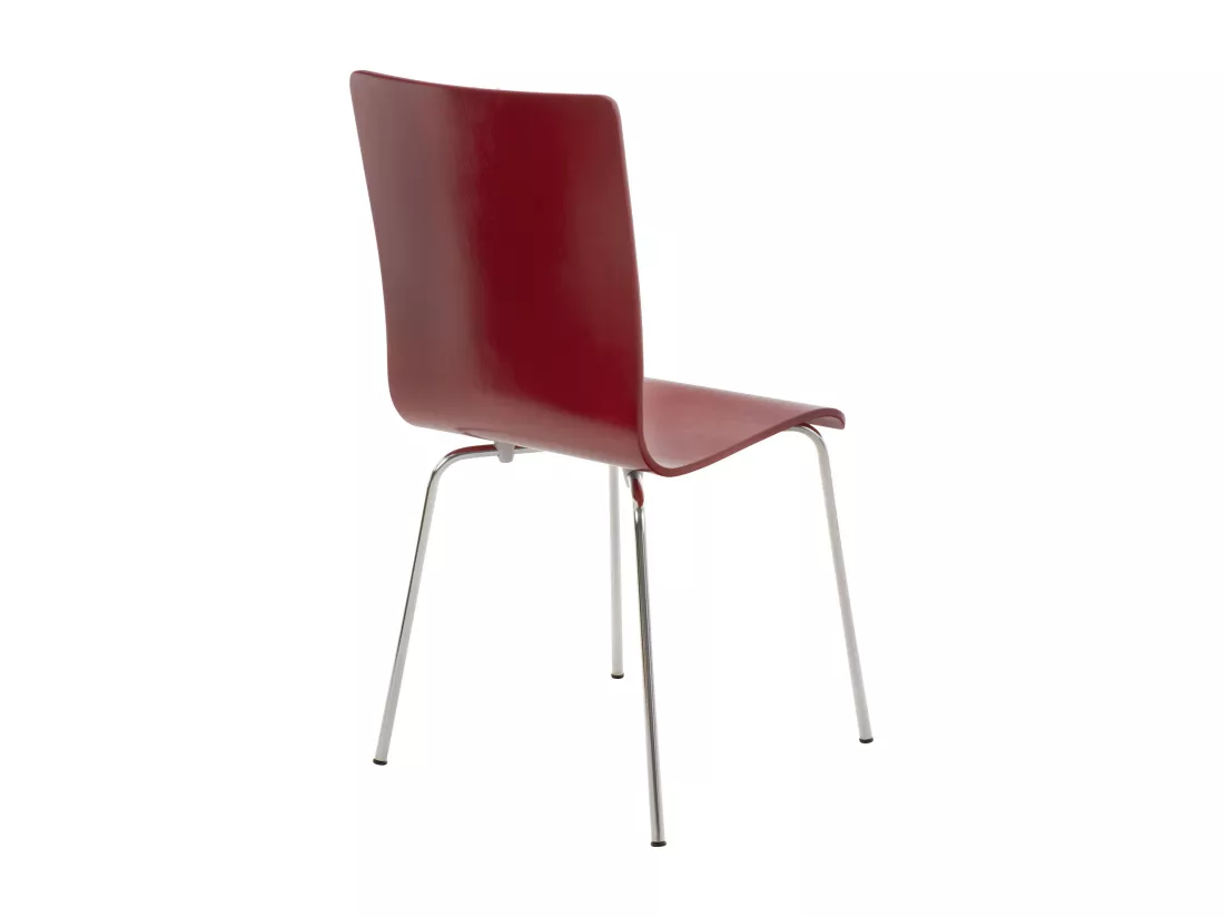 Lot de 16 Chaise de conférence - Bois & Antique - Rouge - PEPE