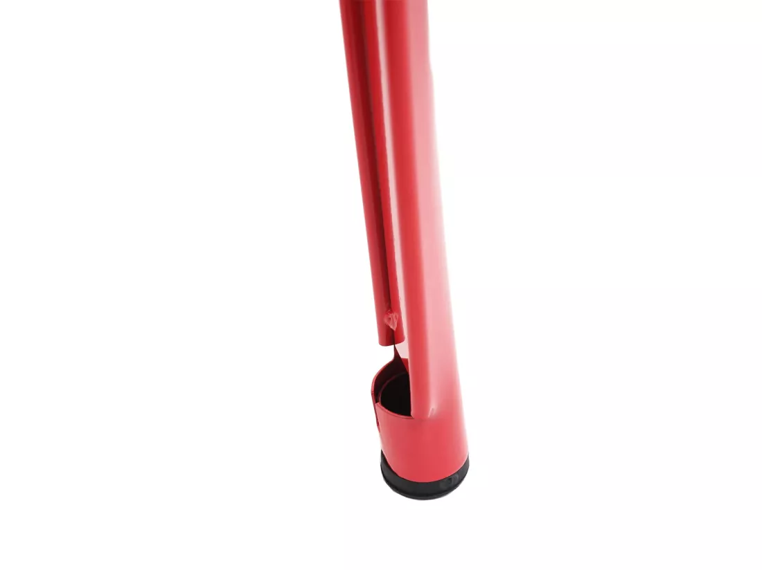 Table haute MCW-A73, plateau en bois inclus, rouge