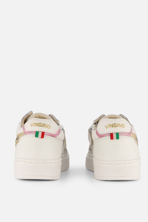 Vingino Court Lifestyle Sneakers wit Leer