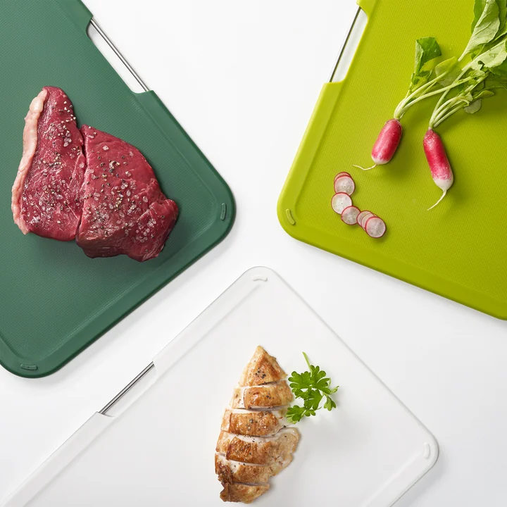 Joseph Joseph - Nest Board Schneidebretter, large / grau (3 tlg.)