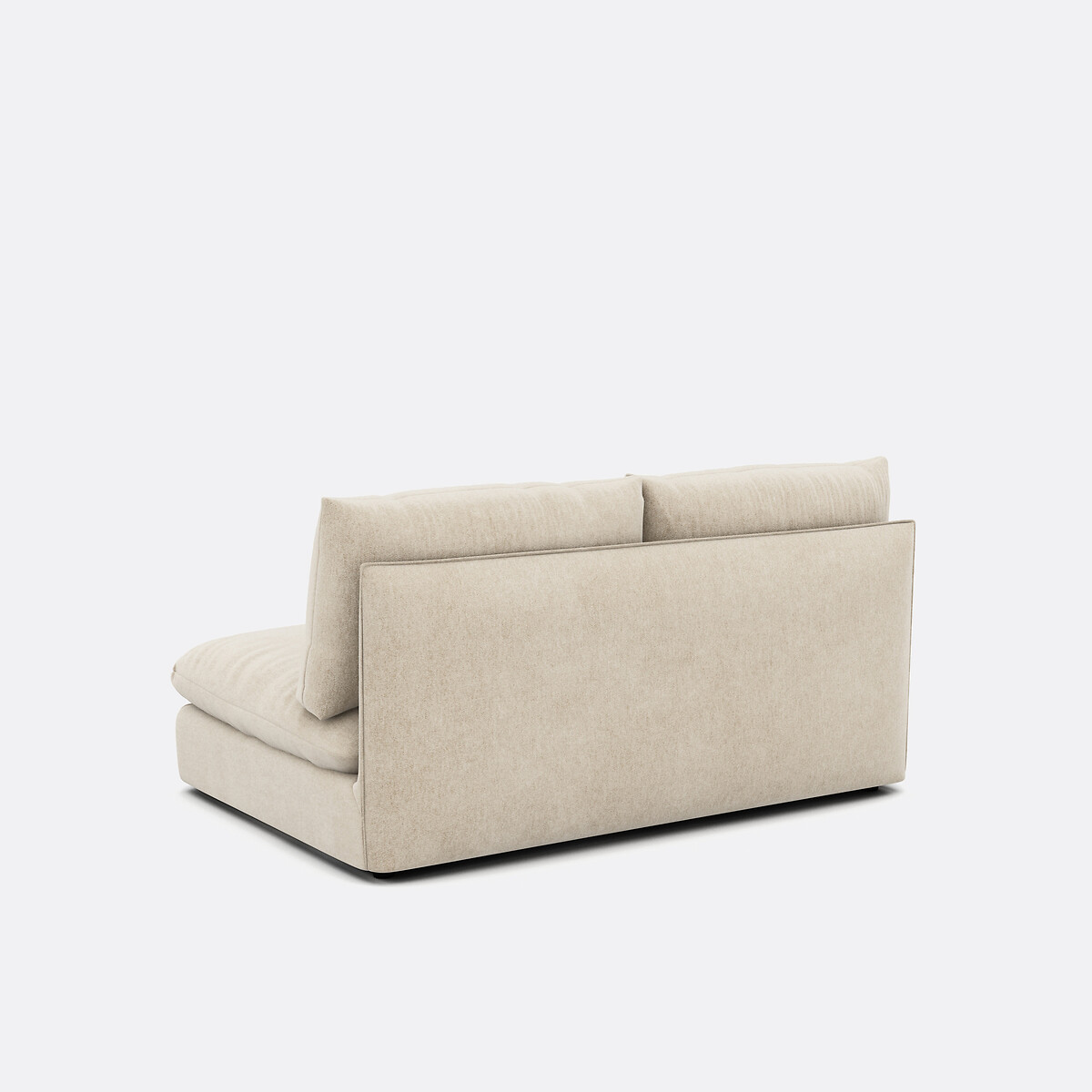 LA REDOUTE INTERIEURS<br>Sofá modular de 2 lugares. poliéster manchado, Malo