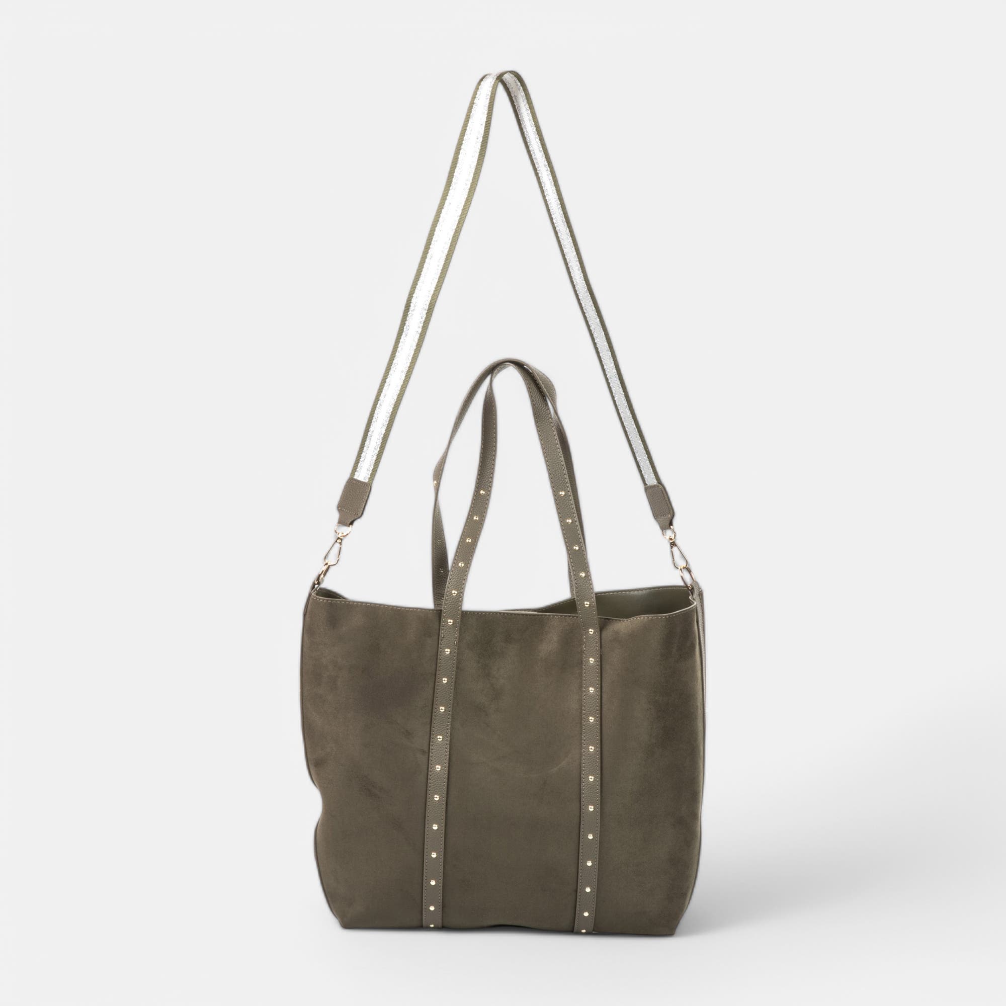 Sac de shopping kaki