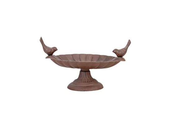 Bassin pour oiseaux - L 14,5 cm x l 23,5 cm x H 13,1 cm
