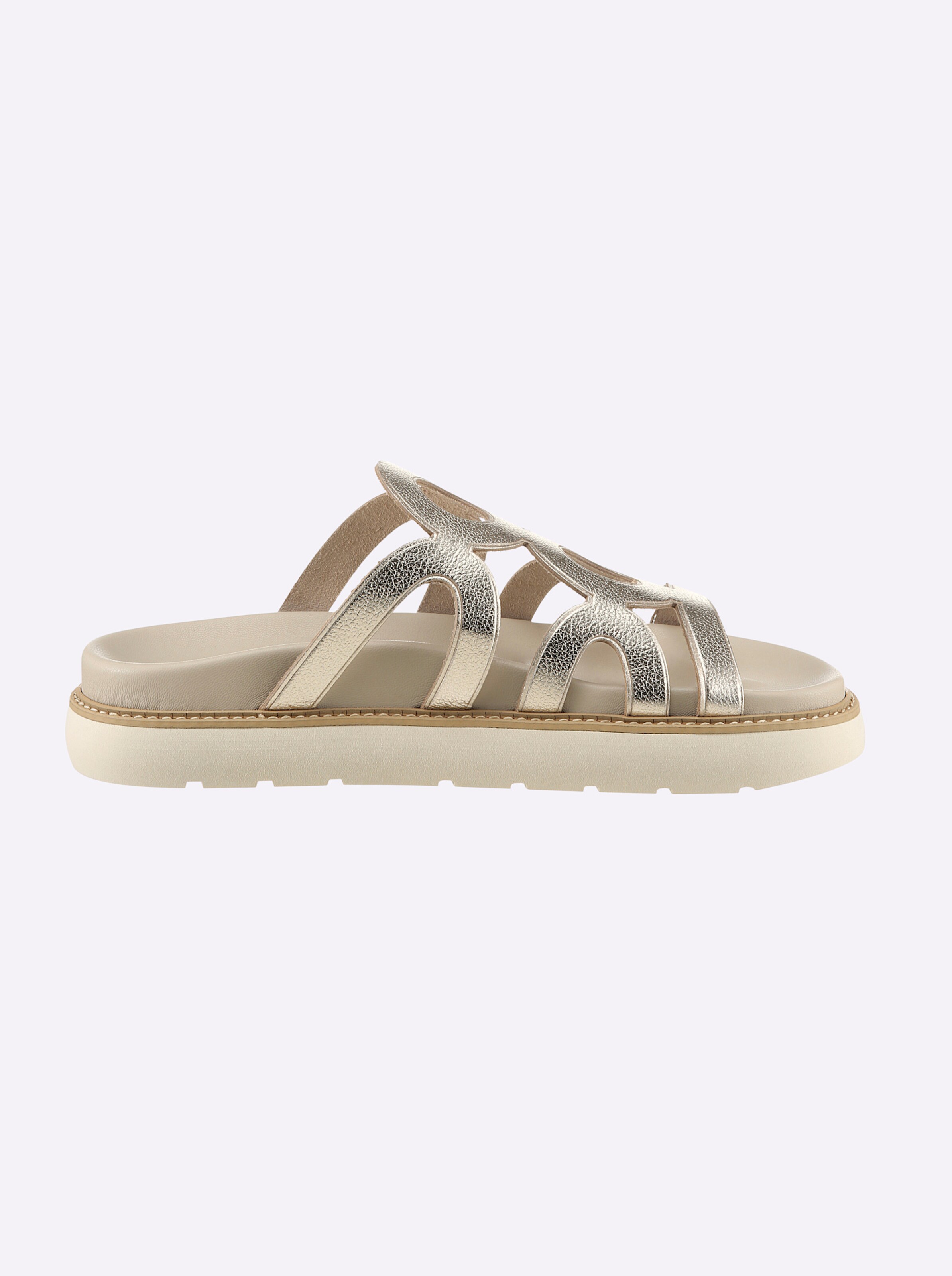 heine Pantolette in goldfarben