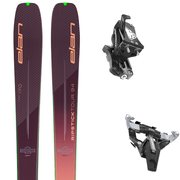 Pack ski de randonnée ELAN RIPSTICK TOUR 94 W + Fix