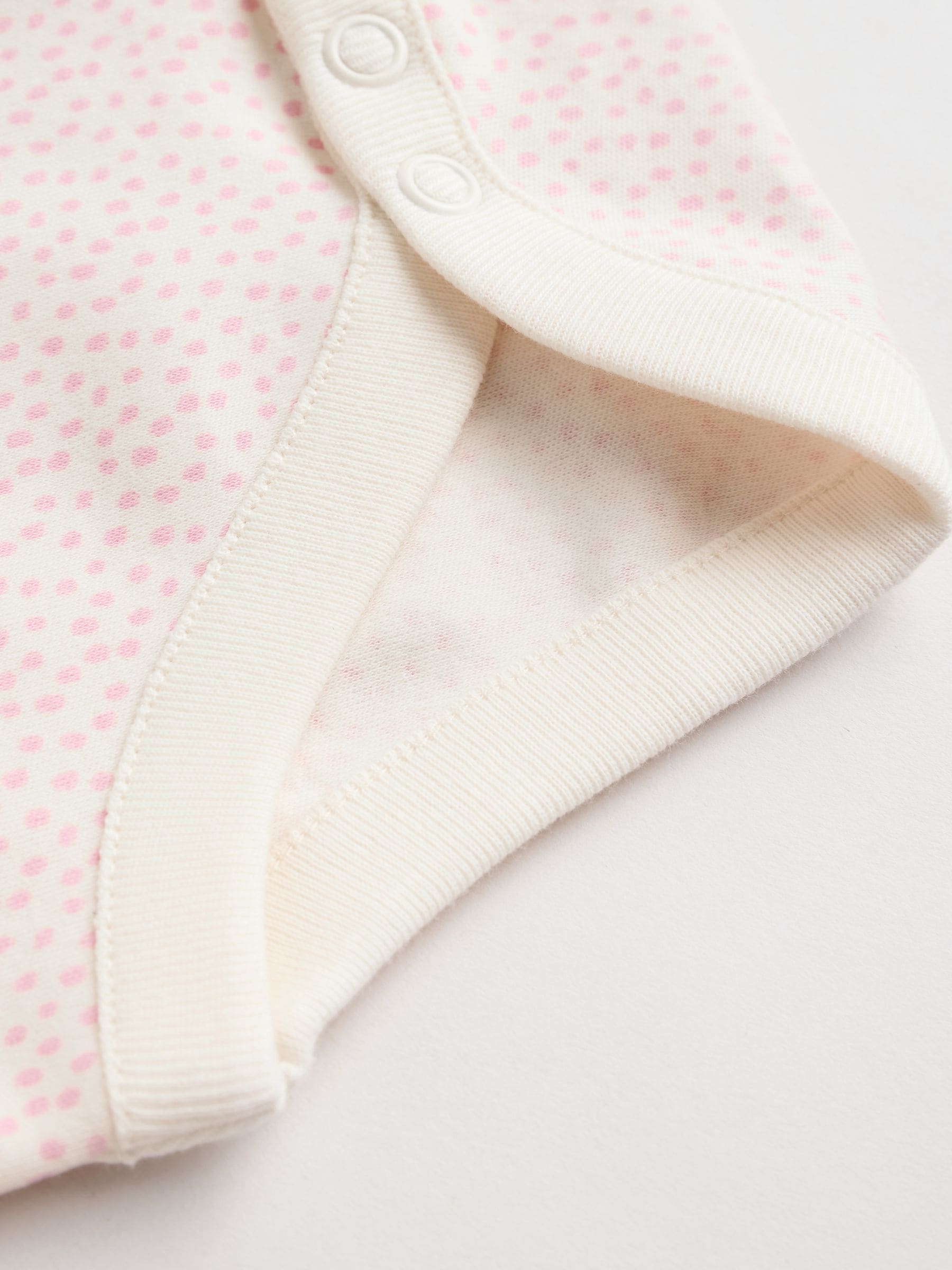 Roze - Set van 5 rompers met lange mouwen