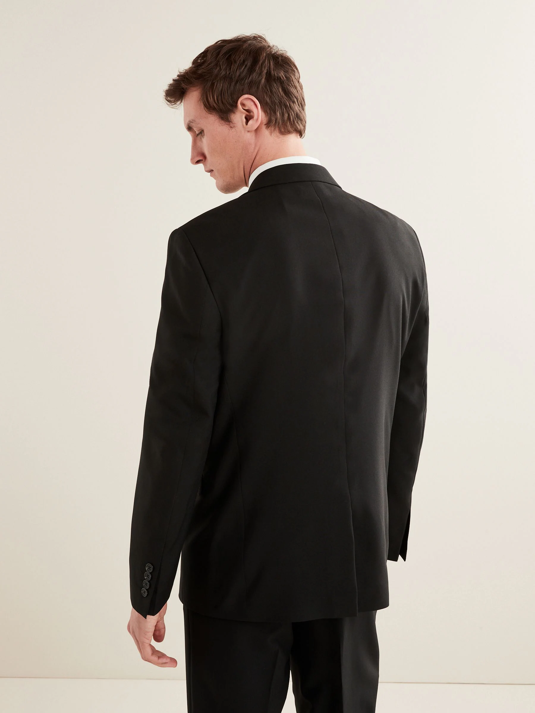 Zwart - Normale Pasvorm - Must-have kostuum: colbert