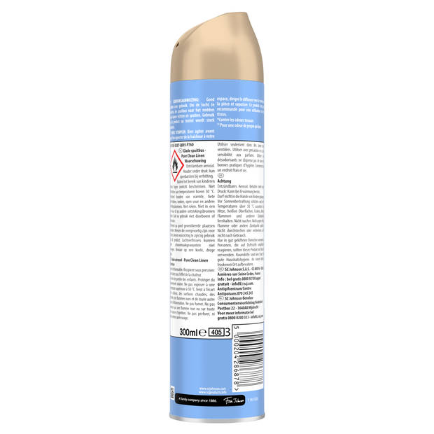 Glade aerosol pure clean linen