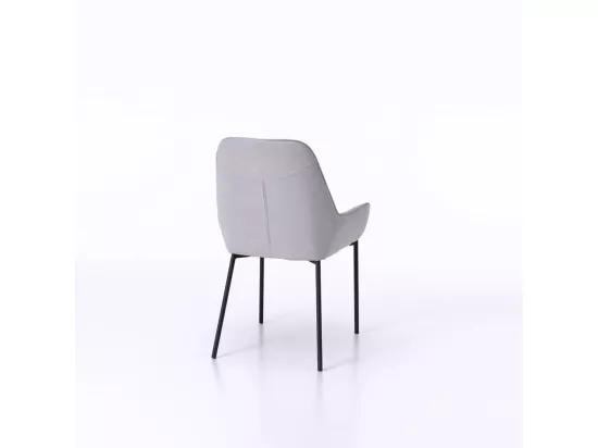 Set de 4 Chaises NISIDA gris clair