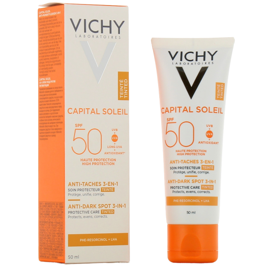 Soin anti taches teinté SPF50+ Vichy Capital Soleil - Toutes peaux