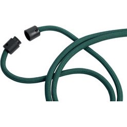Cordon textile rPET avec mousqueton, vert