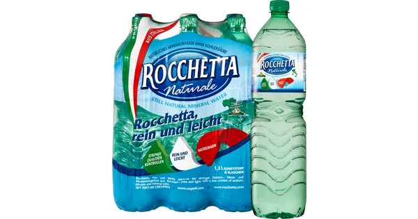 Rocchetta Mineralwasser Naturale