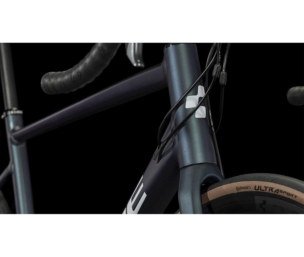 Cube Attain Racefiets Donkerblauw/Wit Heren