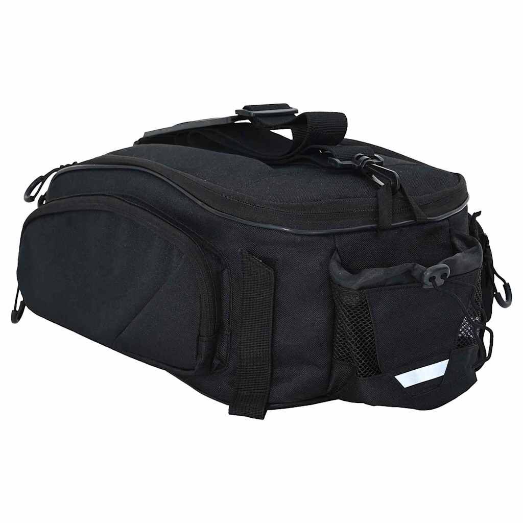 vidaXL Fietstas Zwart 38 x 21 x 16 cm Polyester