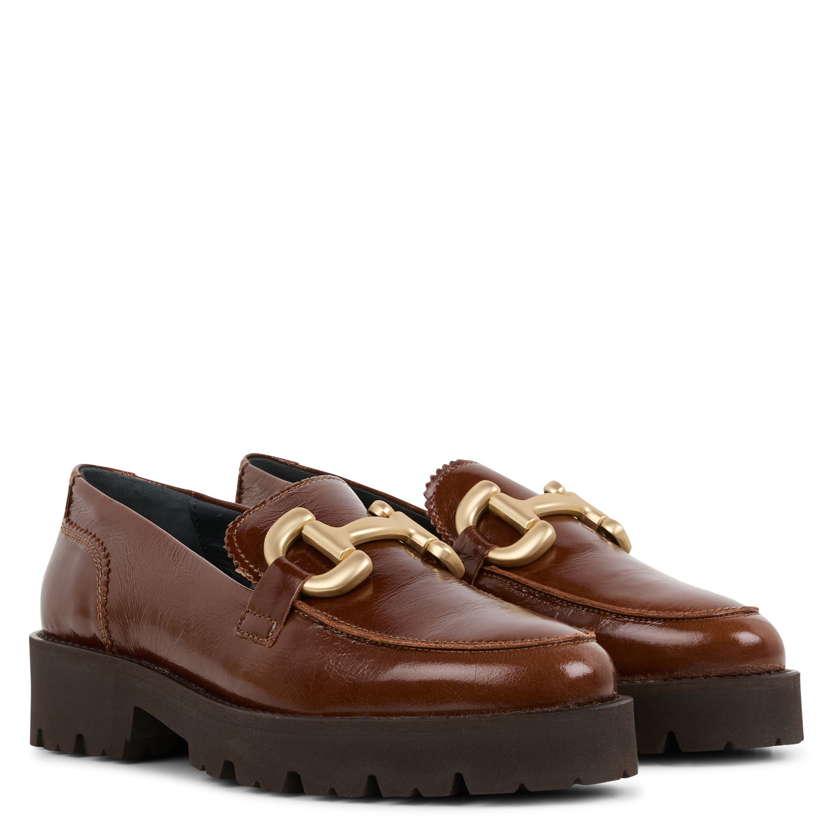 FRIVOLE - Mocassins en cuir | Marron