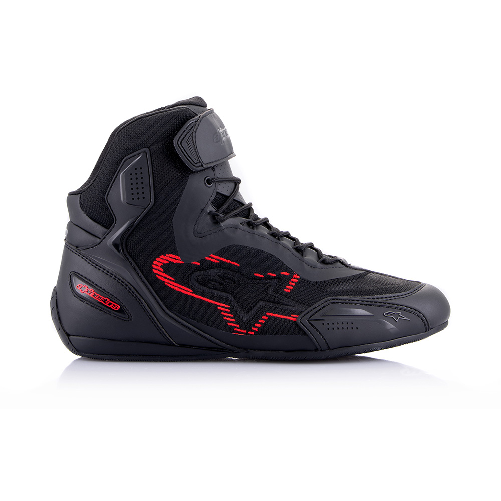 Alpinestars - Baskets Faster-3 Rideknit Noir / Gris Foncé / Rouge