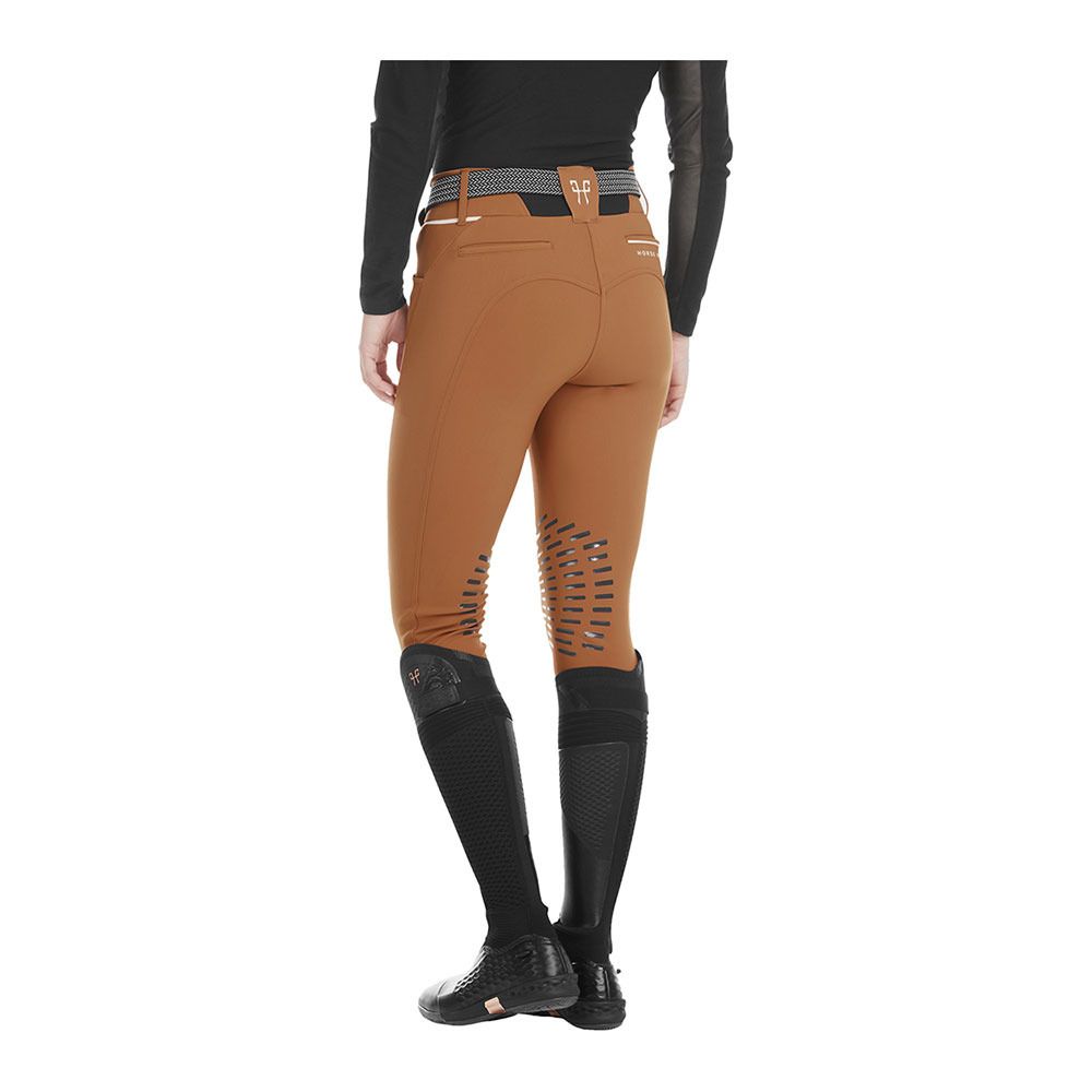 Horse Pilot X-DESIGN - Pantalon siliconé Femme gold brown