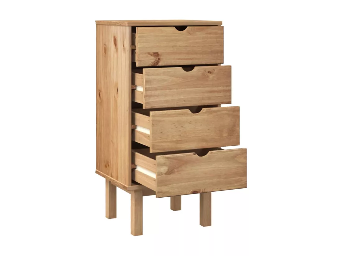 Commode OTTA 45x39x90 cm bois de pin massif