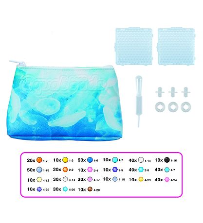 Aquabeads Perlentasche - Dekoration - Sea Life - Blau