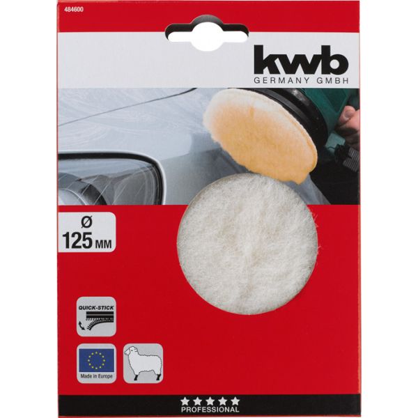 KWB Boina de Polimento Quick-Stick 125mm