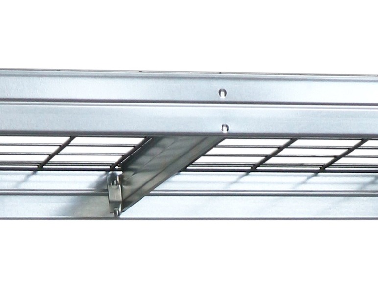Wire Rivet stellingkast met 5 draadgaas-bodem, 180x90x45, gegalvaniseerd