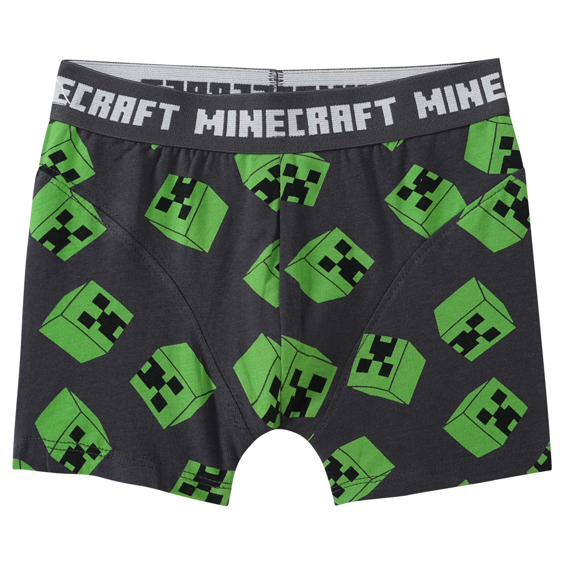 Topolino 3 Minecraft Boxer in verschiedenen Dessins dunkelgrau / dunkelgrün / grün