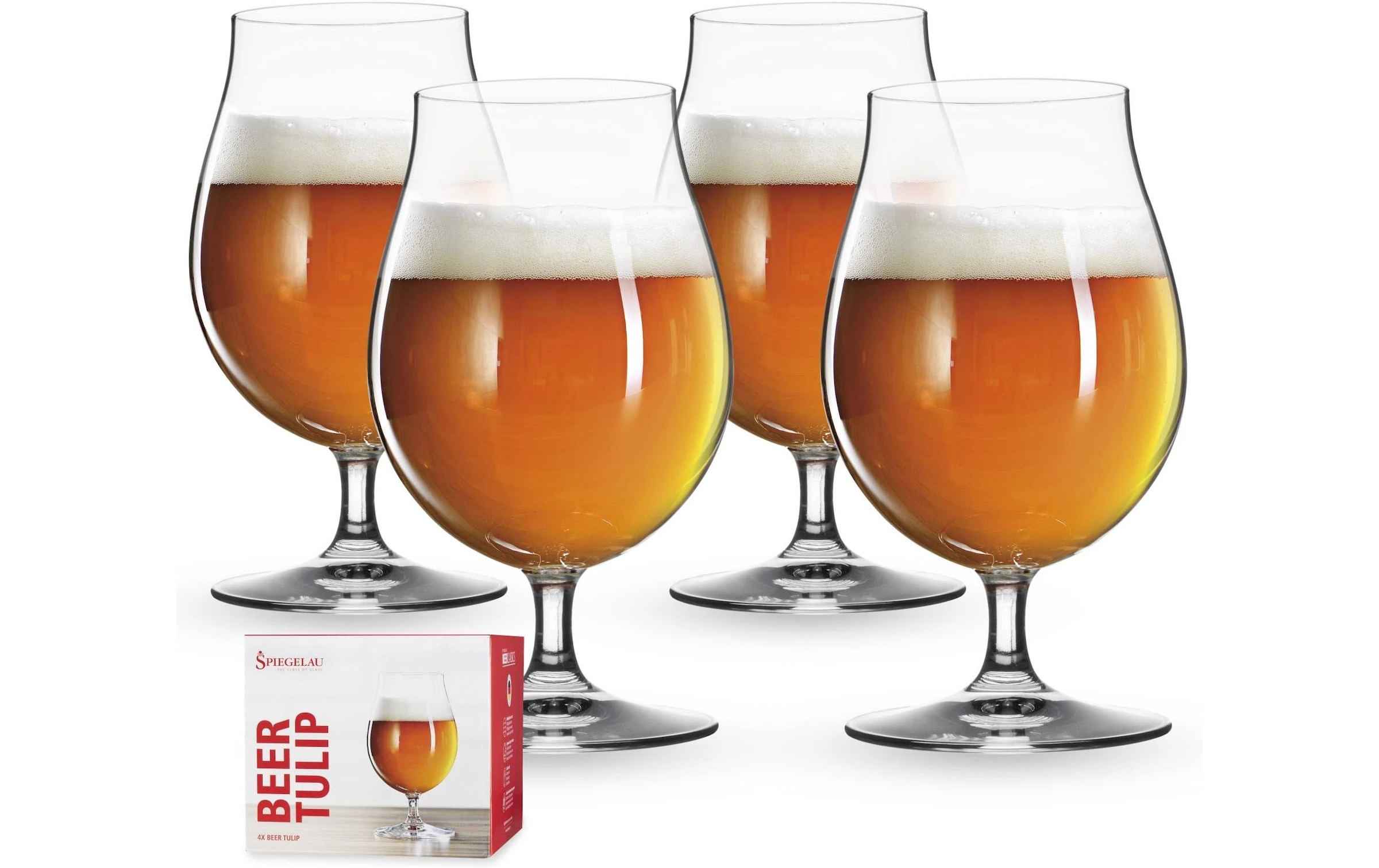 Eulenspiegel Bierglas »Spiegelau Bierglas Classics 440 ml, 4 Stück, Transparent« Aromaentfaltung, Kristallklar