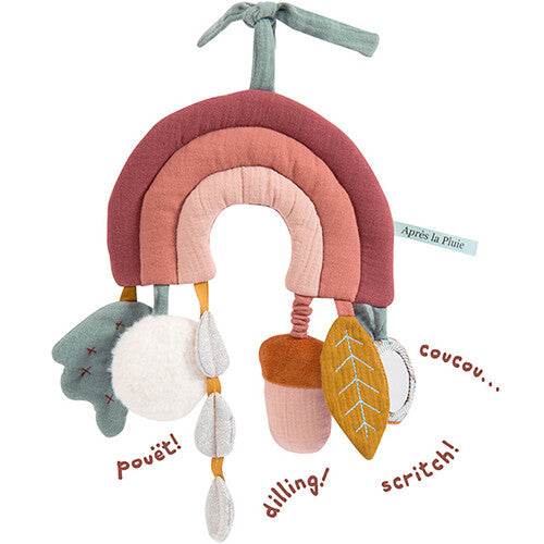 Moulin roty activiteitenknuffel regenboog