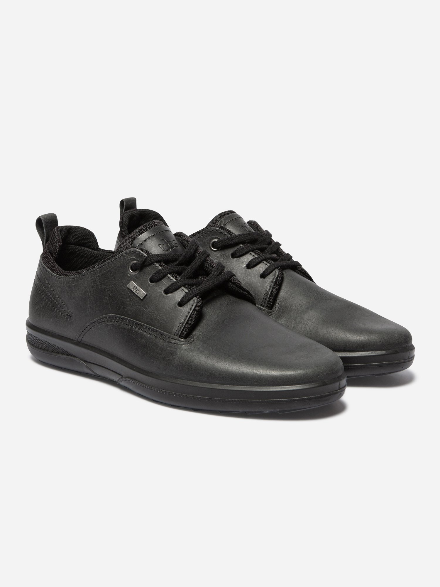 Baskets Homme Fabriquées en France Cuir Noir