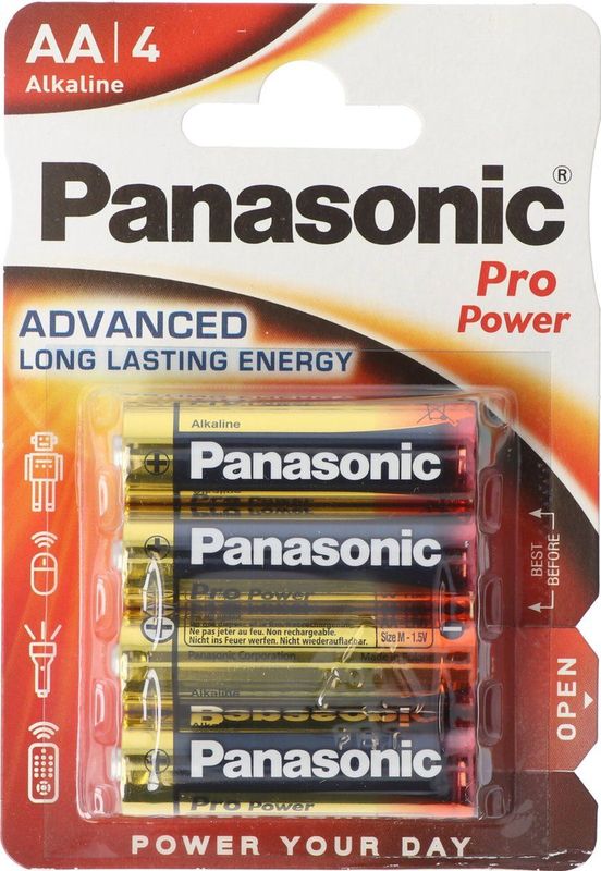 Panasonic - Pro Power - AA Batterijen - 3400 mAh - 4 Stuks