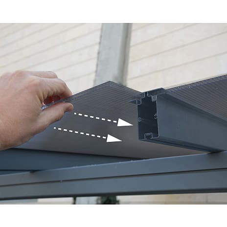 Canopia by Palram Verona 5000 carport - antracitgrå