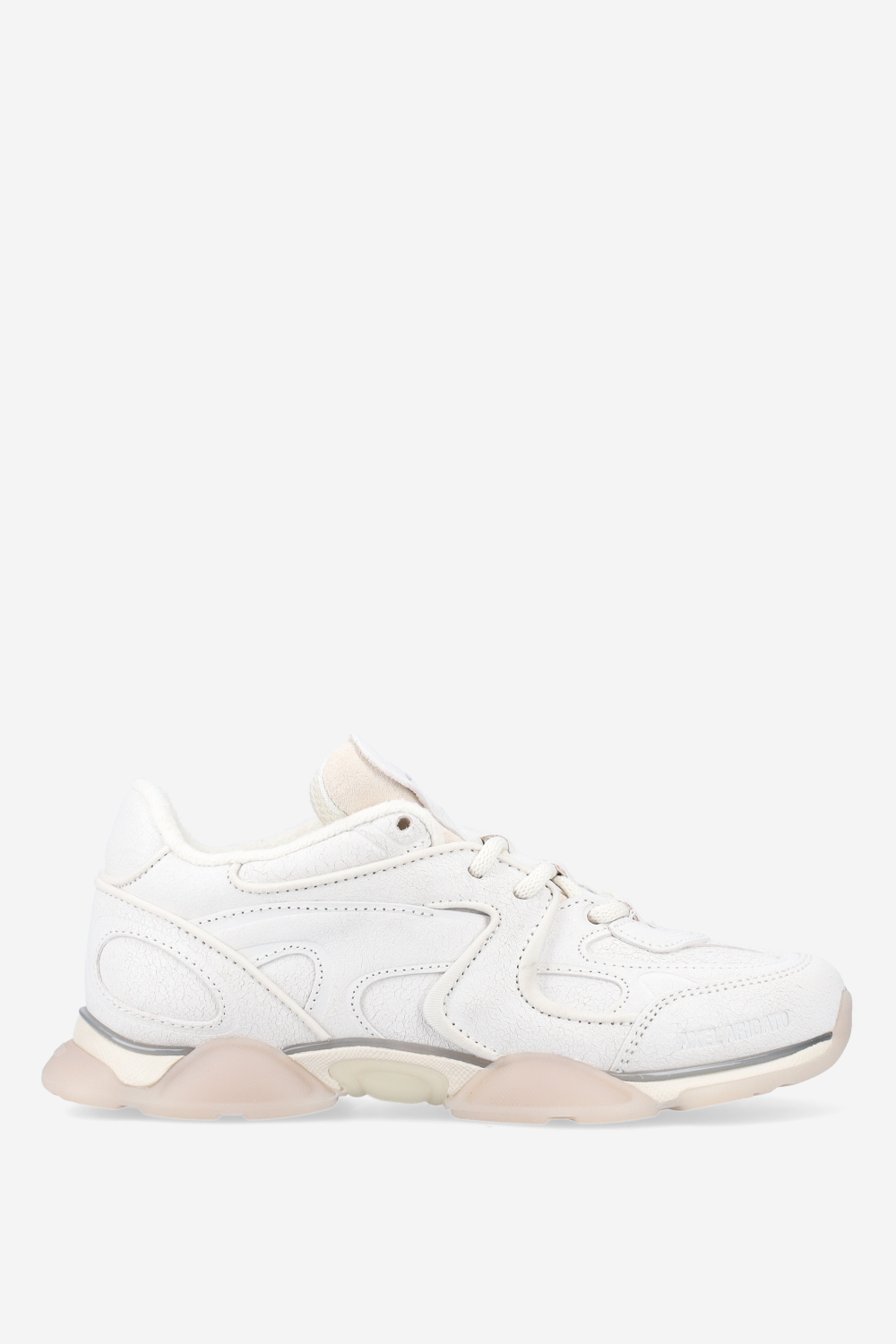 Eris crackled leather sneaker