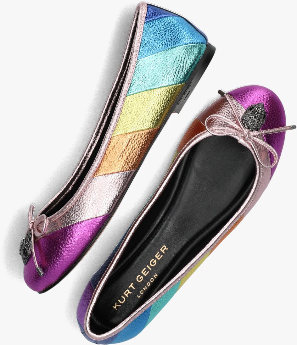 KURT GEIGER LONDON multi kurt geiger london ballerina's eagle stripe
