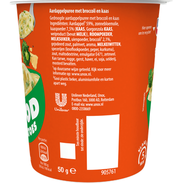 Unox Good Potatoes Broccoli en Kaas 50 g
