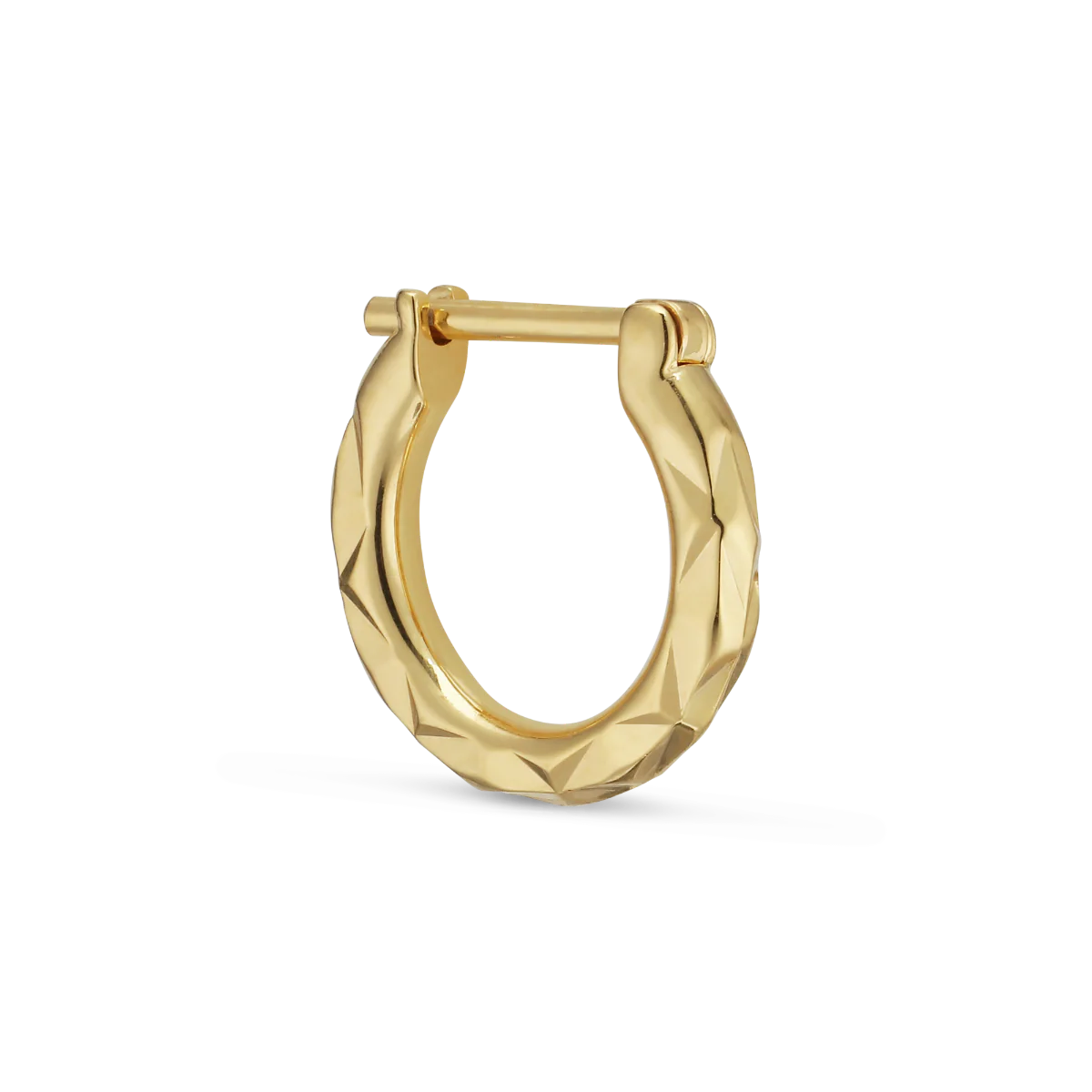 Jane Kønig  Tiny rhombus ørering - forgyldt