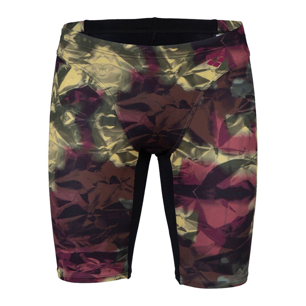 Arena HERO CAMO - Jammer de bain Homme black/red fandango multi