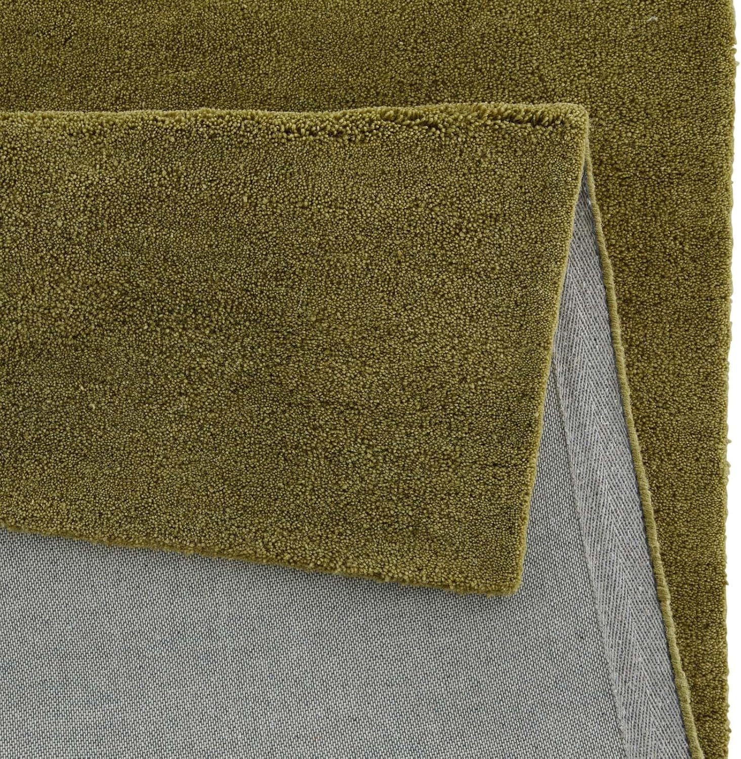 Taracarpet Teppich Georgia Gabbeh Loom Wollteppich strapazierfähiger Schurwollteppich fürs Wohnzimmer, Schlafzimmer und Esszimmer grün 200x290 cm