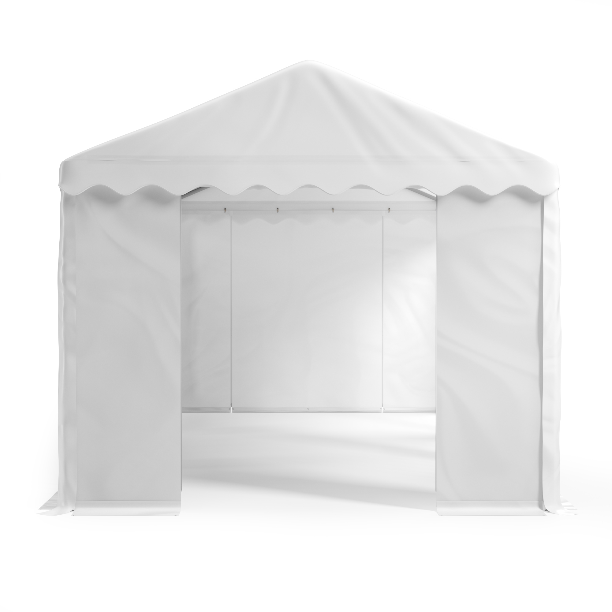Profi PVC Partyzelt 3 x 6 m weiss