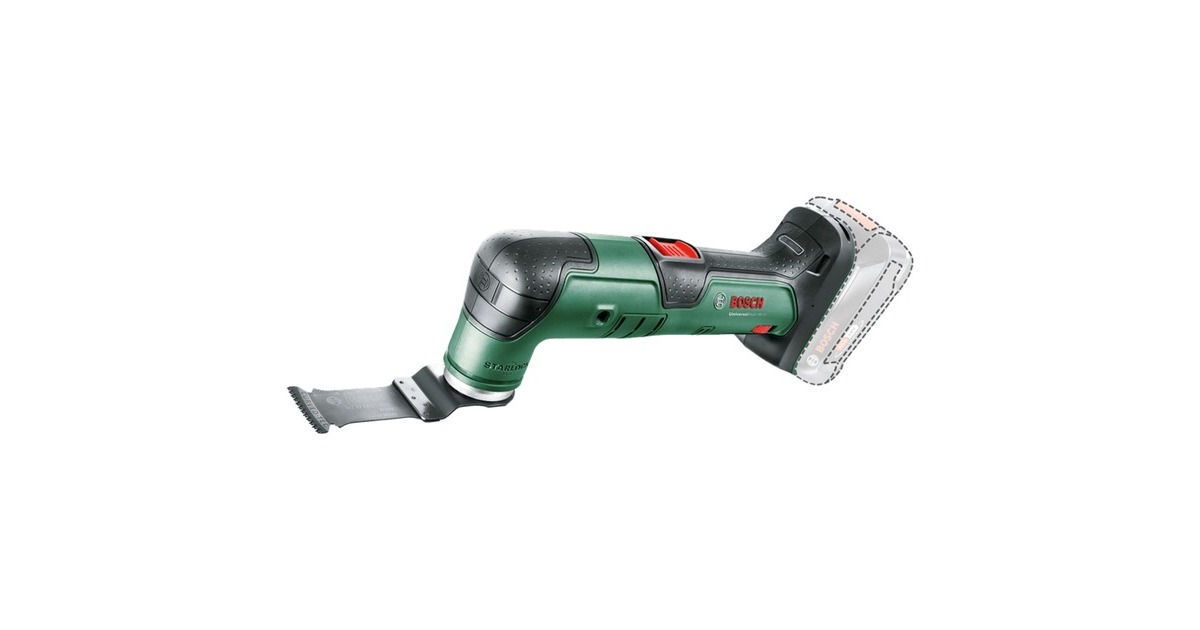 BoschUniversalMulti 18V-32 multifunctioneel gereedschap  (Groen/zwart, Accu en oplader niet inbegrepen)
