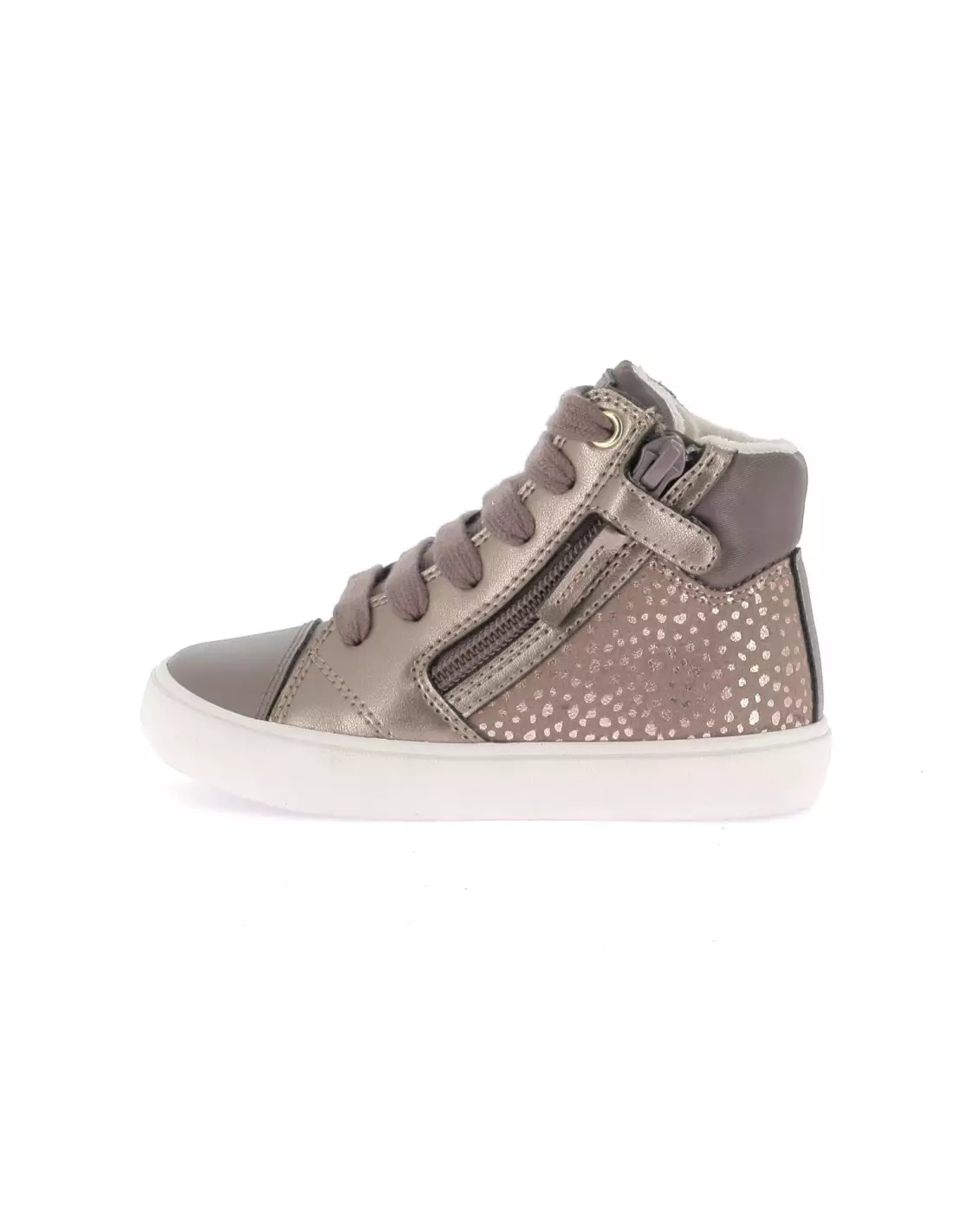 GEOX GISLI - Baskets Smokegreygold
