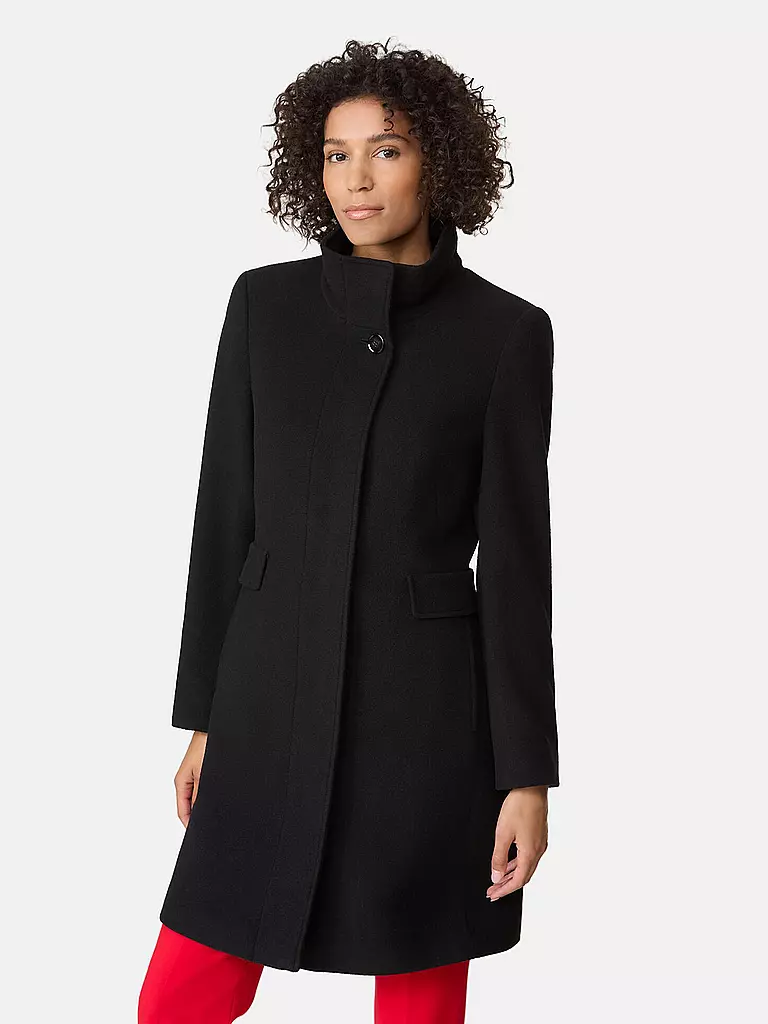 GERRY WEBER Wollmantel  schwarz
