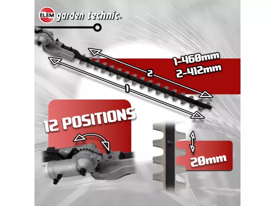 Scie à ébrancher - Taille haies sur perche 1010W