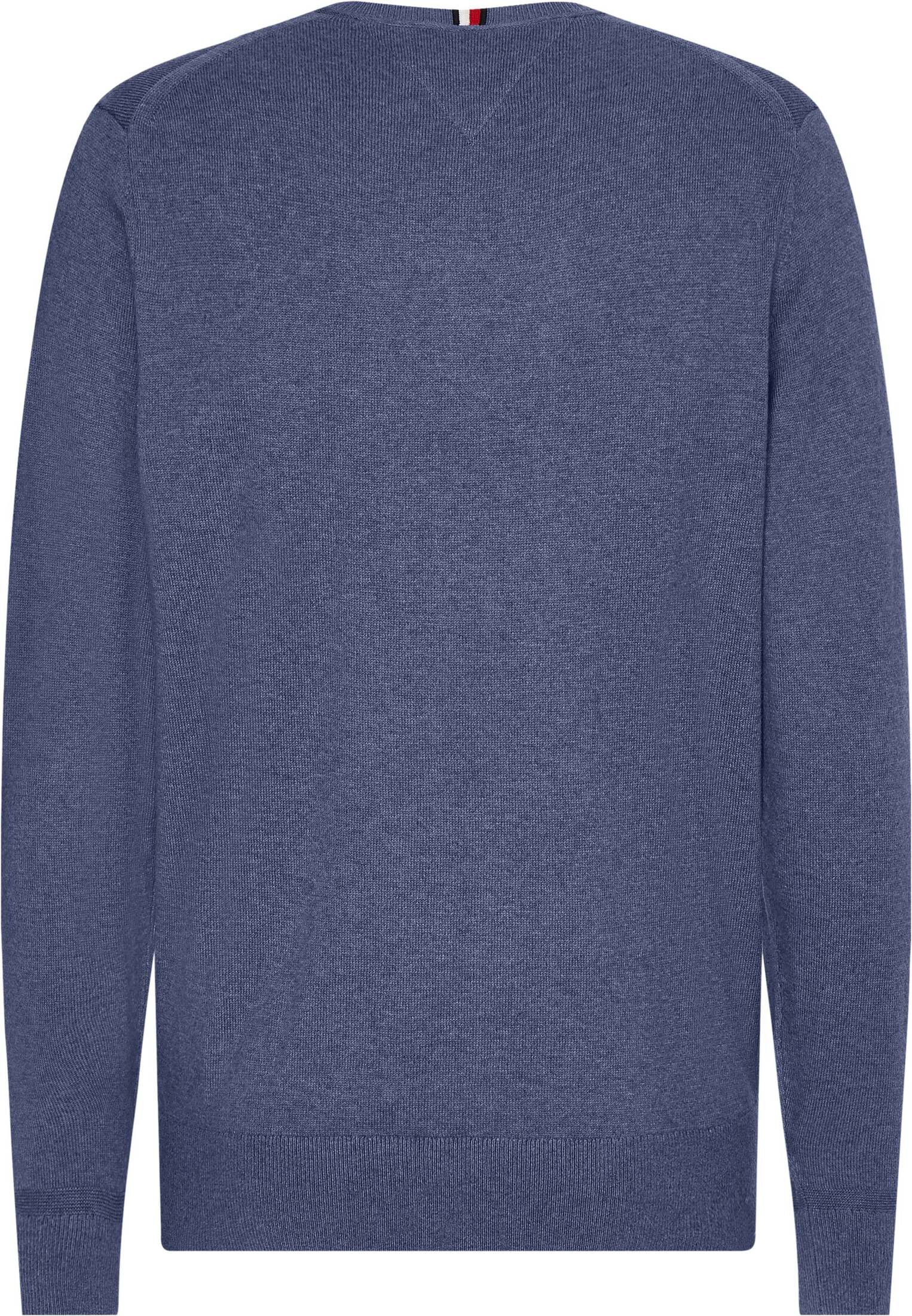 Tommy Hilfiger| Herren Strickpullover Rundhals Baumwolle/Kaschmir Regular Fit
