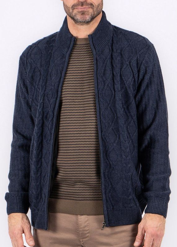 Pre End - Gevoerd Vest - Donkerblauw - Heren - 100% Acryl