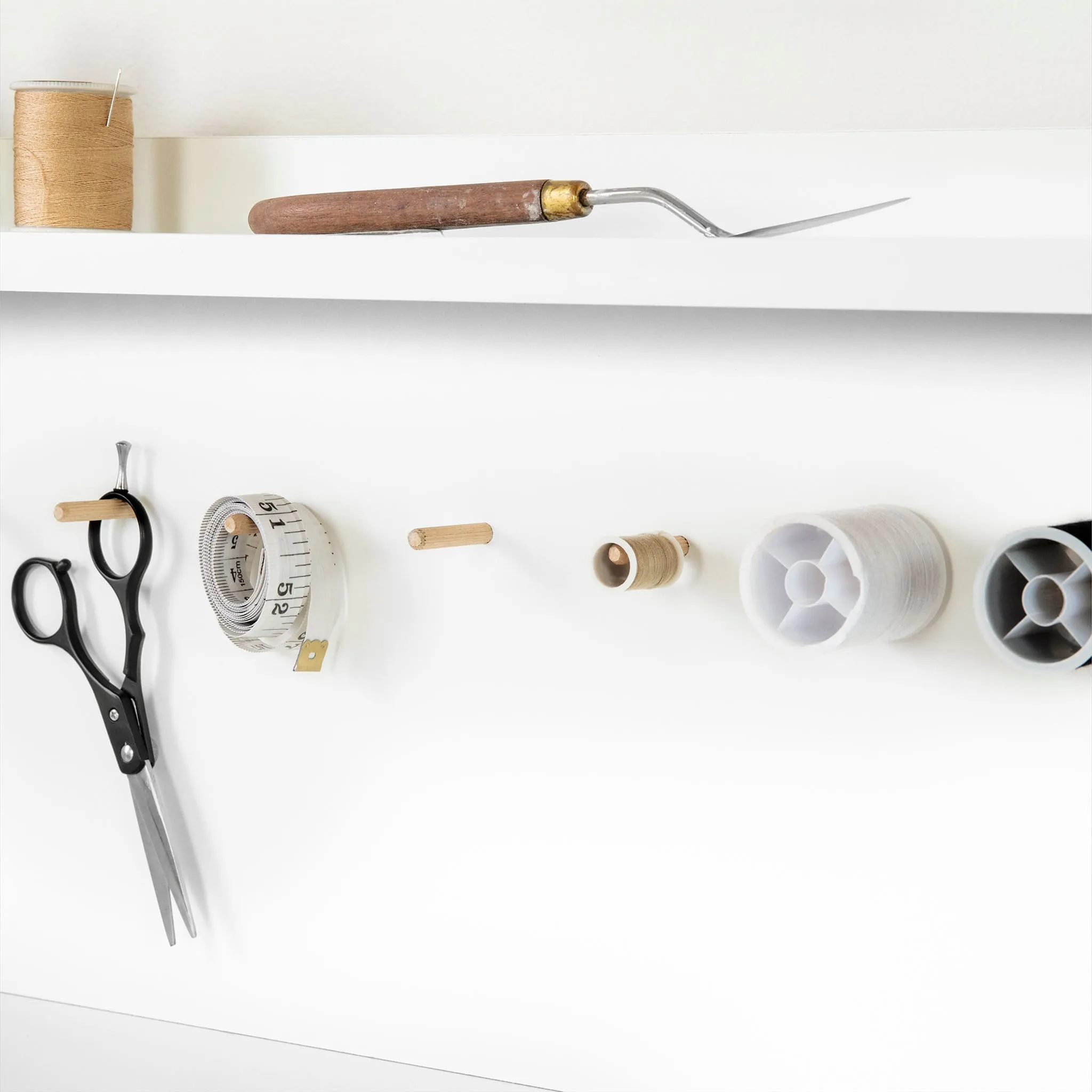 South Shore Table de Bricolage avec Huche - Crea Blanc solide