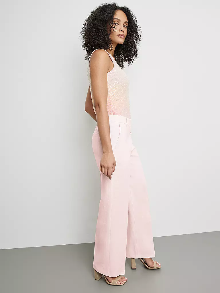 GERRY WEBER Businesshose rosa
