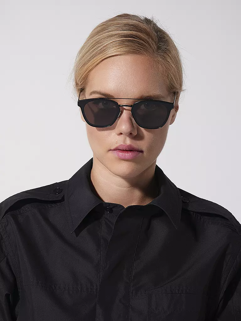 SAINT LAURENT Sonnenbrille SL28 METAL schwarz