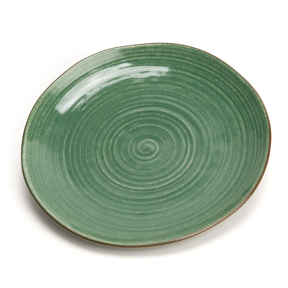 Assiette à dessert Jade (lot de 6) Amadeus