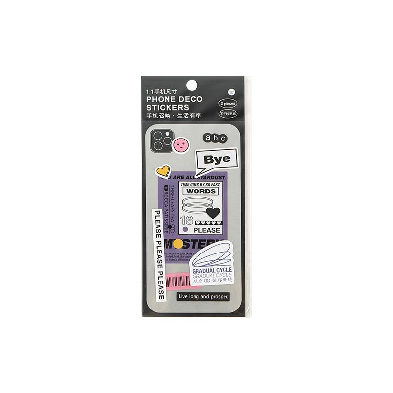 Monez - Telefoondecoratiesticker (verschillende ontwerpen)