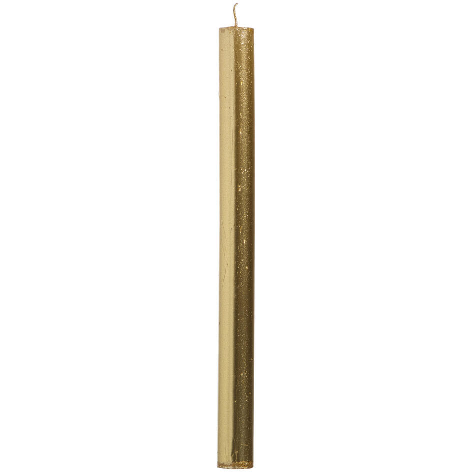 Dinerkaars rustiek goudkleur - 25xØ2,1 cm